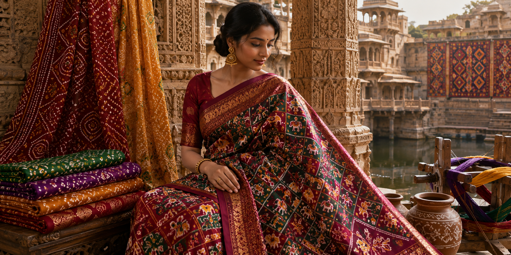 Gujarat Best Saree Collection: From Heritage Bandhani to Royal Patola Double-Ikat Weaves