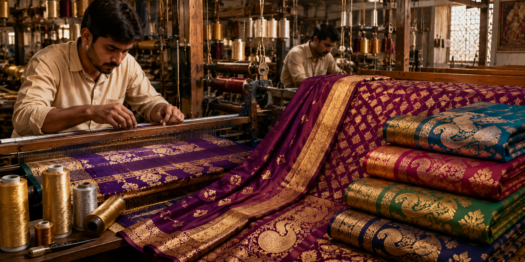 Surat Best Saree Collection: Deciphering Modern Zari Motifs and Silk Weaving