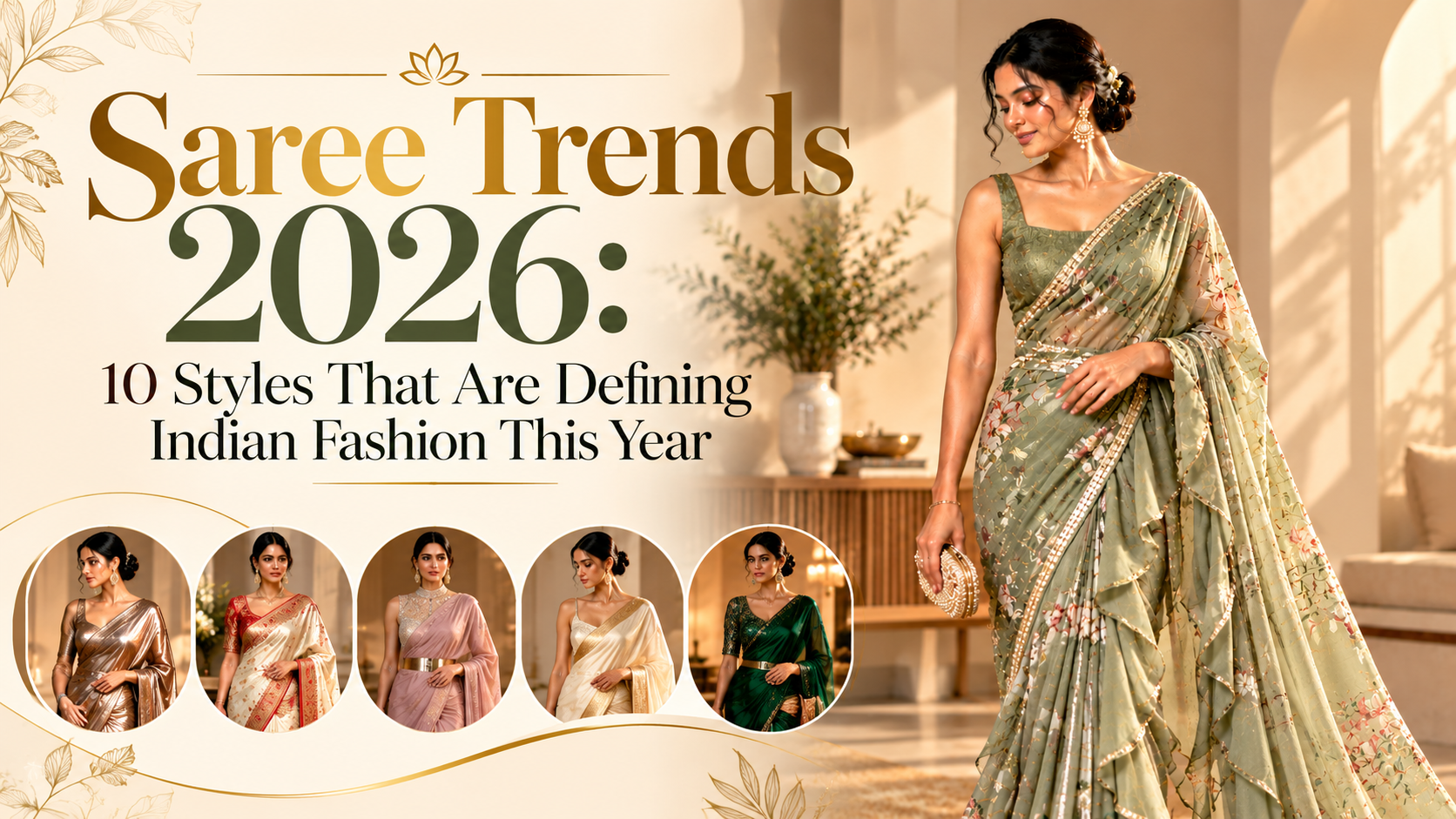 Saree Trends 2026: 10 Styles That Are Defining Indian Fashion This Year
